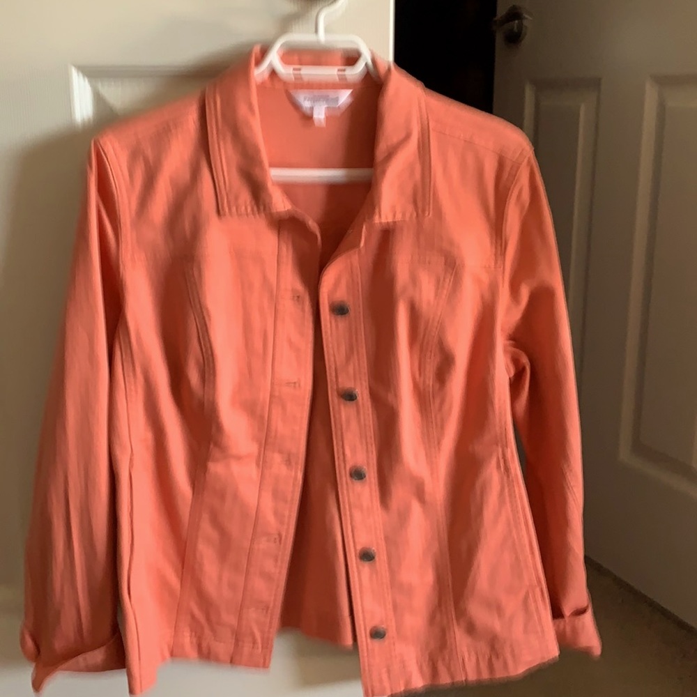 Women’s jacket, coral color